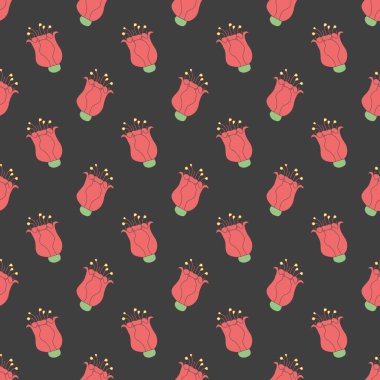 Bahar çiçeği deseni. Çiçeklerle kusursuz desen