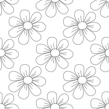 Bahar çiçeği deseni. Çiçeklerle kusursuz desen