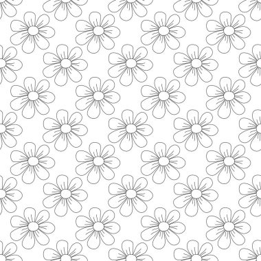 Bahar çiçeği deseni. Çiçeklerle kusursuz desen