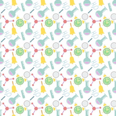 Kusursuz bir okul modeli. El çizimi karalama okulu geçmişi. Eğitim illüstrasyonu