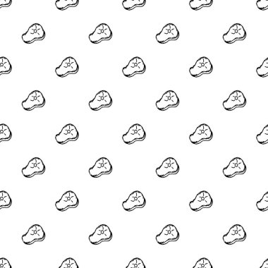 Kusursuz biftek deseni. Çizilmiş et arkaplanı