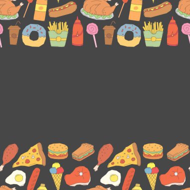 Fast food çerçevesi. Fast food geçmişi karala