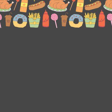 Fast food çerçevesi. Fast food geçmişi karala