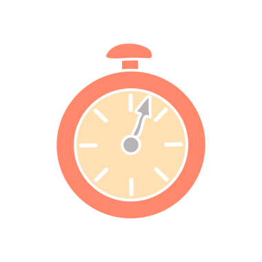 kronometre çizgi film simgesi