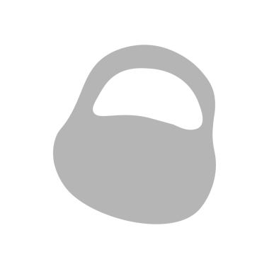 bir kettlebell çizgi film simgesi