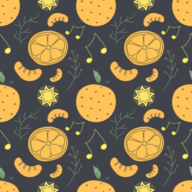 Kusursuz Noel şablonu. Yeni yıl geçmişi. Yılbaşı simgeleriyle renkli illüstrasyon