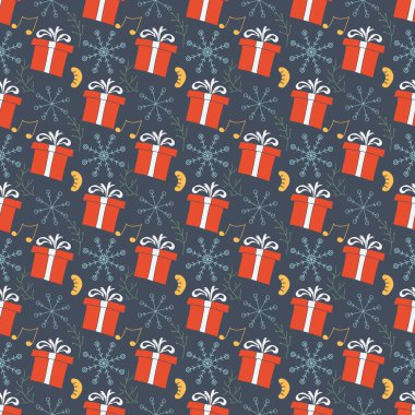 Kusursuz Noel şablonu. Yeni yıl arkaplanı