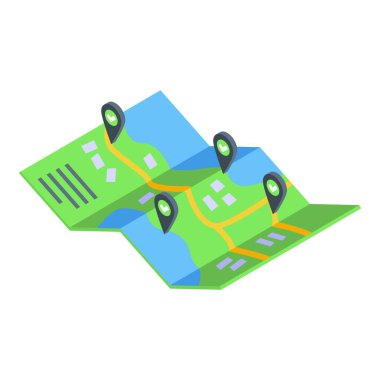 Onaylanmış seyahat haritası izometrik vektörü. Aşı pasaportu. Kapalı sağlık