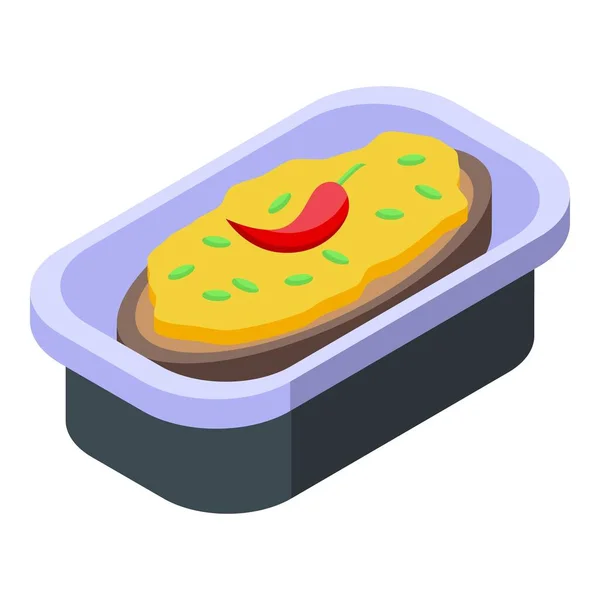 Sandwich Food Symbol Isometrischer Vektor Österreichische Küche Brotmenü — Stockvektor