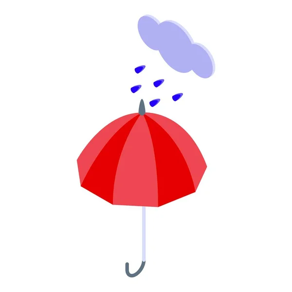 Menopause Rain Umbrella Icon Isometric Vector Woman Age Period Woman — Stock Vector
