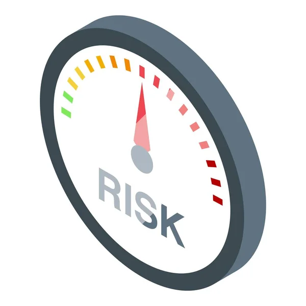 Ícone Estratégia Risco Vetor Isométrico Sistema Perigo Gestão Empresas —  Vetores de Stock
