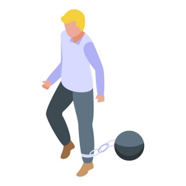 Strees bombası ikon izometrik vektörünü azaltır. Aile ile başa çıkmak. Çoklu çaba