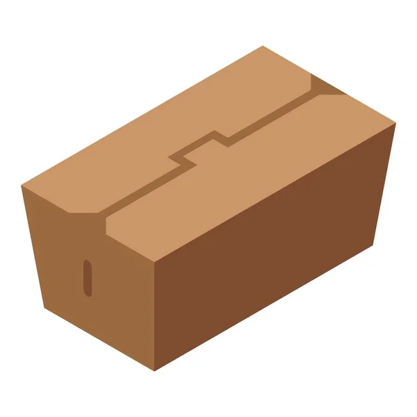 Kuchen Box Symbol Isometrischen Vektor Lebensmittelprodukt Maschinenkunststoff — Stockvektor