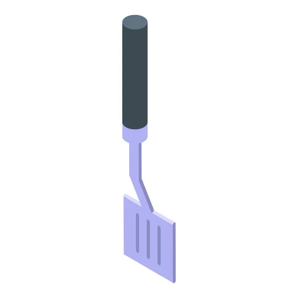 Bakning Spatel Ikon Isometrisk Vektor Grillmat Sked Kock — Stock vektor