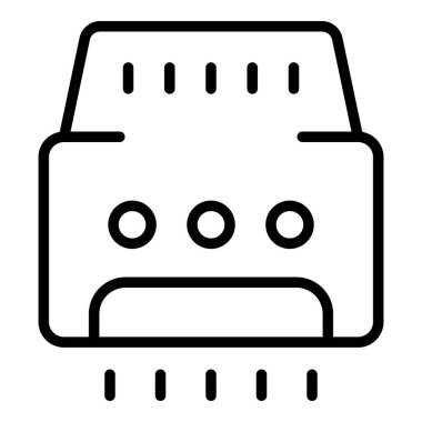 Hızlı hava kurutma simgesi ana hat vektörü. El kurutma makinesi. Tuvalet kurutucusu.