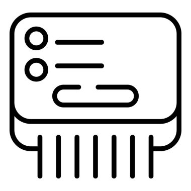 Kurutucu el makinesi simgesi ana hatları vektörü. Kuru hava. Kağıt dağıtıcı