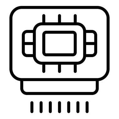Kurutma simgesi ana hat vektörü. El makinesi. Hava kuru.
