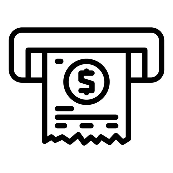 Εικονίδιο Λογαριασμού Πληρωμών Διάνυσμα Περίγραμμα Ελευθερία Του Χρήματος Εργασία Δωρεάν — Διανυσματικό Αρχείο