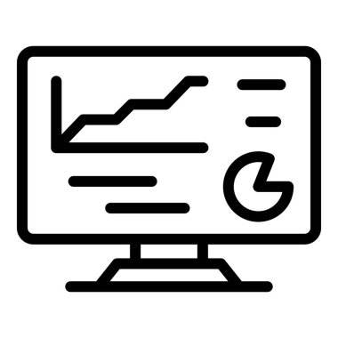 Servis hedef simgesi ana hatları vektörü. Dürüstlük görevi. İş kültürü