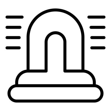 Bebek ambulans ikonu ana hat vektörü. Yeni doğan bakımı. Bebek bezi