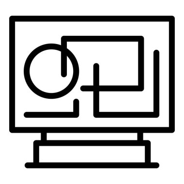 Duvar resmi ana hat vektörü. Müze resimleri. Resim yapan insanlar