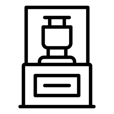 İç simge ana hatlarını göster. Resim kültürü. Sanat galerisi