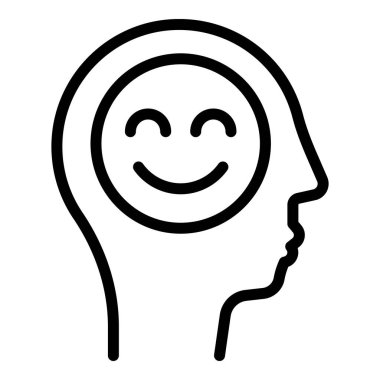 İyi geri besleme ikonu ana hatları vektörü. Rapor ver. Destek referansı