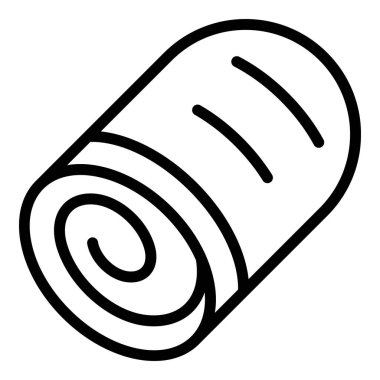 Sığır eti ikonu ana hatları vektörü. Avusturya mutfağı. Viyana içeceği