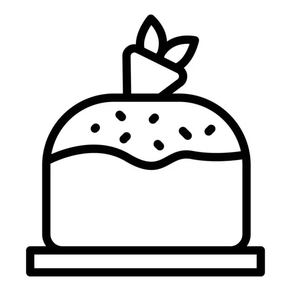 Ікона Пекарні Окреслює Вектор Їжа Їжі Австралійська Їжа — стоковий вектор