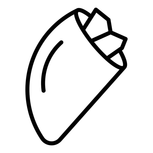 アゼルバイジャンパン屋のアイコンの輪郭ベクトル アラビア語のピラフ — ストックベクタ