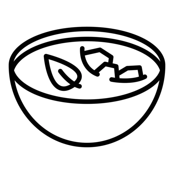 Ζωγραφική Σούπα Εικονίδιο Διάνυσμα Περίγραμμα Κουζίνα Φαγητού Αραβικό Πιάτο — Διανυσματικό Αρχείο