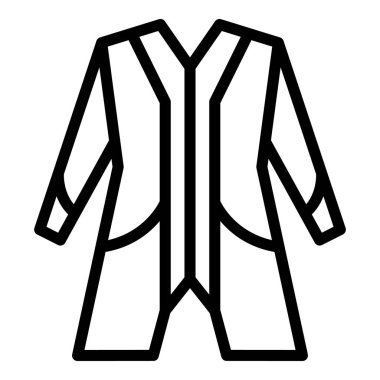 Jakarta kumaş ikon ana hatları vektörü. Endonezya şehri. Ondel bali