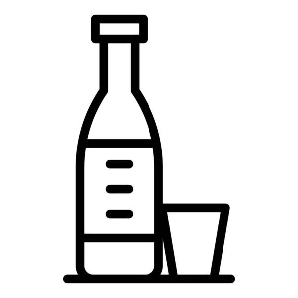 Джакарта Пляшковий Іконний Вектор Міські Мони Святкування Подорожей — стоковий вектор