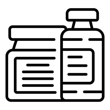 Saç bakım şampuanı ikonu ana hatları vektörü. Salondaki kadın. Moda koltuğu