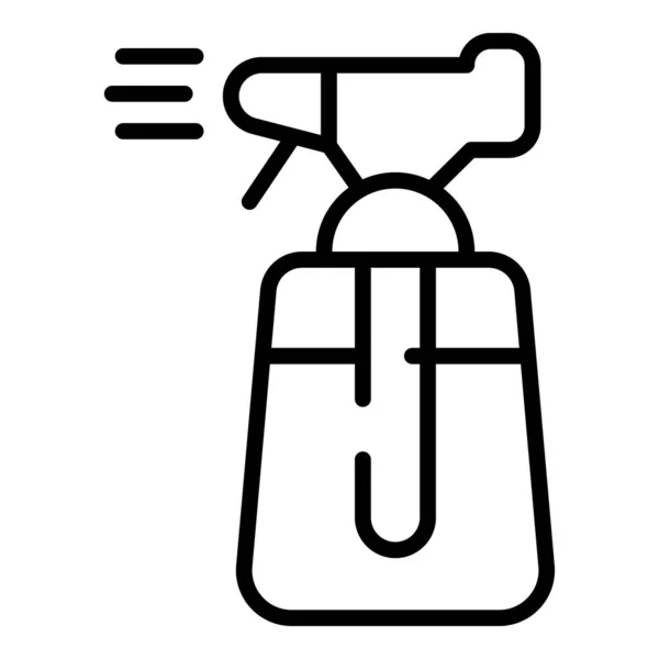 Haarspray Icoon Omtrek Vector Salon Shampoo Kapper Schoonheid — Stockvector