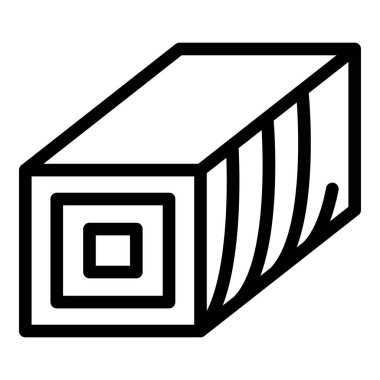 Soya yemeği yuvarlama ikonu ana hatları vektörü. Soya tofusu. Et sebzesi