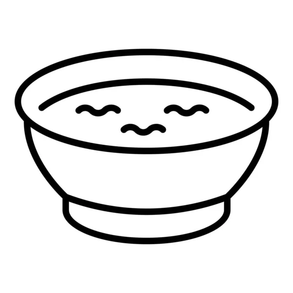 Zeytin Çorbası Ikonu Ana Hatları Vektörü Yağ Yiyecekler Ekstra Bakire — Stok Vektör