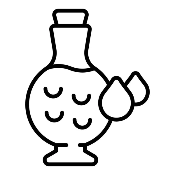 Ελαιόλαδο Ελιάς Εικονίδιο Διάνυσμα Ένα Μπουκάλι Ελιά Παρθένος — Διανυσματικό Αρχείο