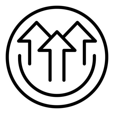 Simge ana hatları vektörü çalıştırılıyor. Uzman takım. Hedef başarısı