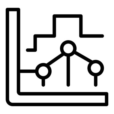 Kar ikonu ana hatları vektörünü büyüt. İş kararı. Maliyet fikri