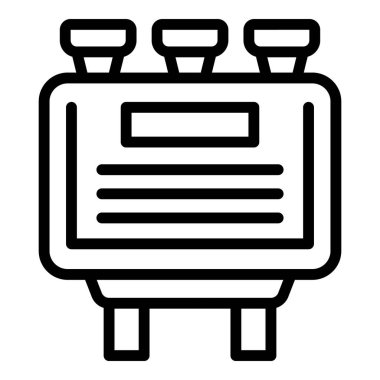 Taktiksel avantaj ikon ana hat vektörü. Takım kararı. Kâr oyunu