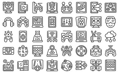 Çevrimiçi oyun simgeleri ana hatları belirler. Kamera çalışıyor. Kontrol müziği