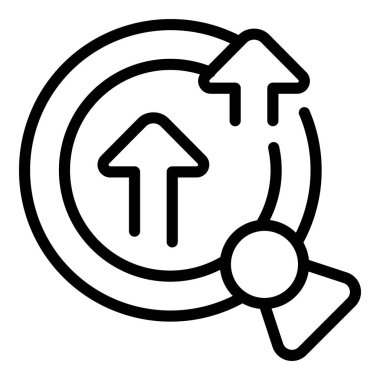 Çevrimiçi simge ana hatlarını ara. Kâr verileri. Dijital kurşun