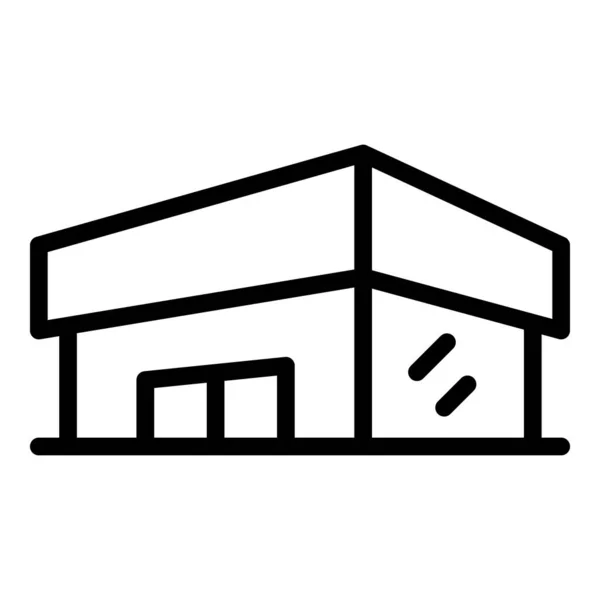 Einkaufszentrum Icon Outline Vektor Bauzentrum Modernes Zentrum — Stockvektor