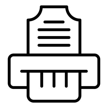 Çevrimiçi simge taslak vektörünü kontrol et. Film şovu. Kağıt koltuk