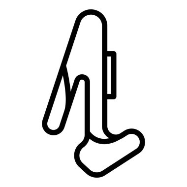 Yarış pisti ikonu ana hat vektörünü başlat. Yarış pisti. Yol tabanı