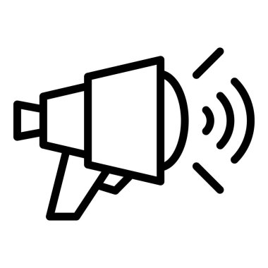 TV haber feneri ikonu ana hat vektörü. Medya basını. Talk show