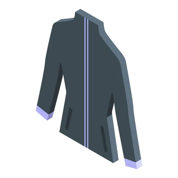 Sport Jacke Symbol Isometrischen Vektor Modebekleidung Fitnesstraining — Stockvektor
