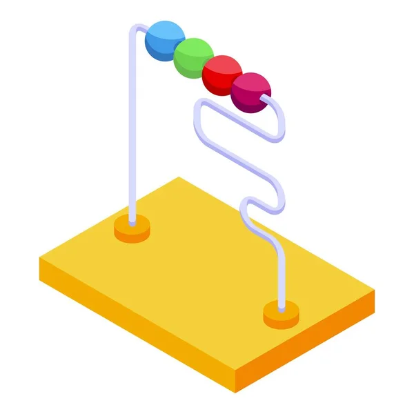 Sphere Spielzeug Symbol Isometrischen Vektor Frühe Bildung Klassenspielzeug — Stockvektor