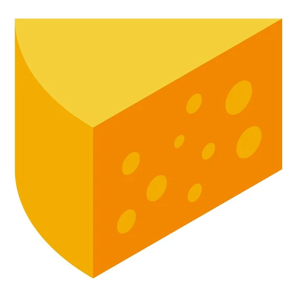 チーズ亜鉛アイコン等角ベクトル ビタミン食品 栄養分 — ストックベクタ